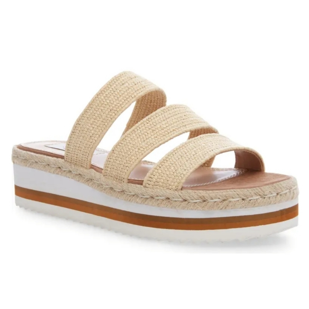 NEW Steven New York Lancey Platform Slide Sandals